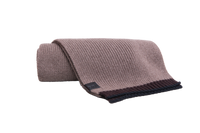 LOEWE SCARF WOOL RIBBED BROWN/DARK BROWN