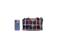 CHANEL 19 FLAP TWEED LARGE MULTICOLOR