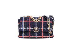 CHANEL 19 FLAP TWEED LARGE MULTICOLOR