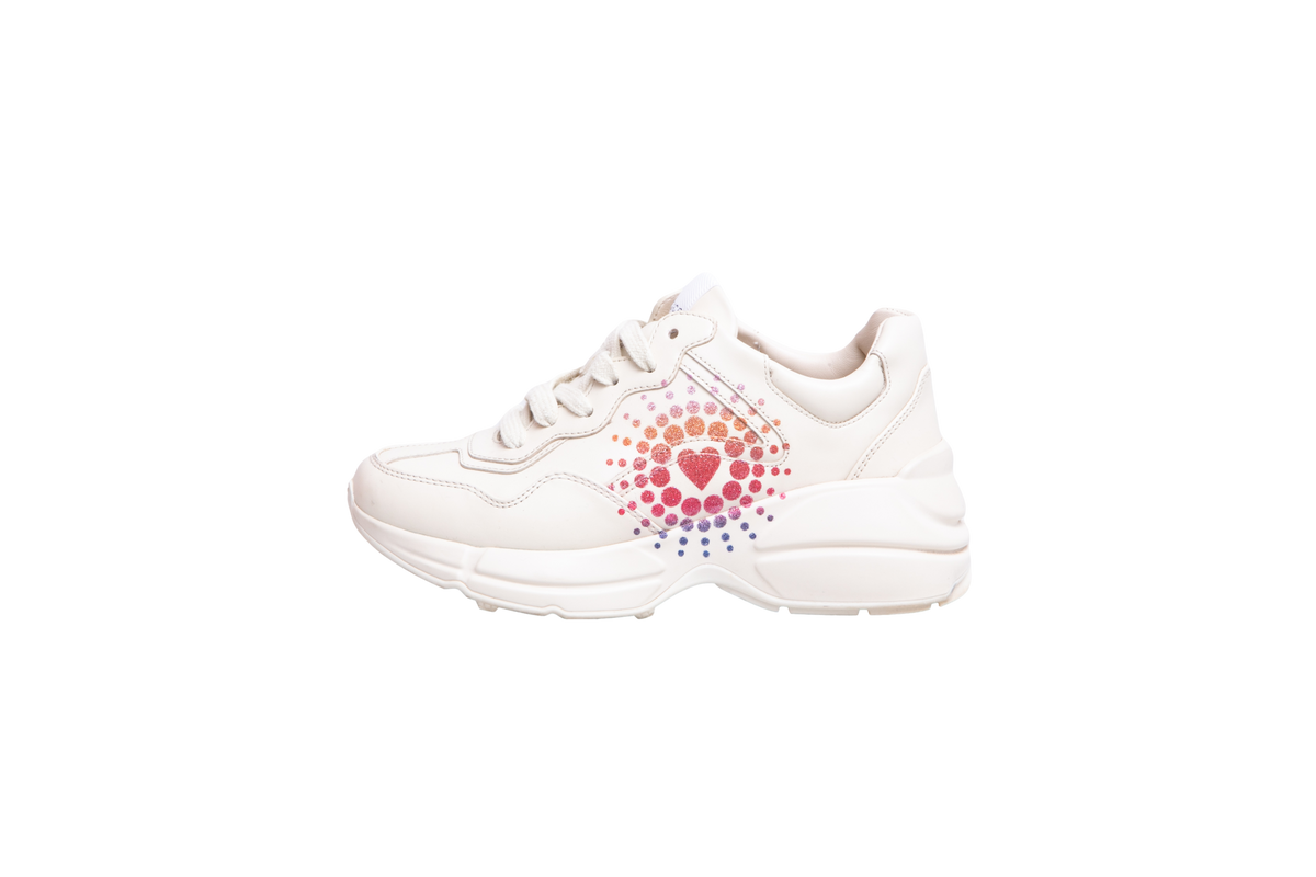 GUCCI SNEAKER RHYTON LOVE PARADE BEIGE - 33 BR