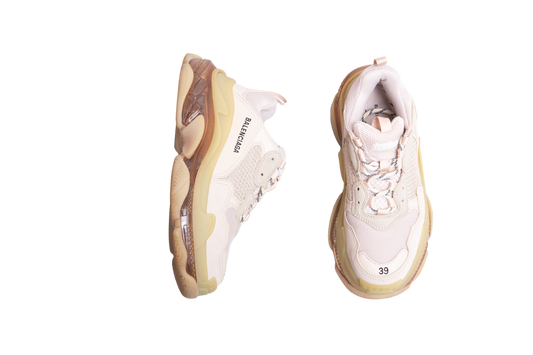BALENCIAGA SNEAKER TRIPLE S BEIGE/NUDE - 38 BR