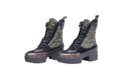 LV BOOT LAUREATE DESERT MONOGRAM/SUEDE/NYLON - 36 1/2 BR