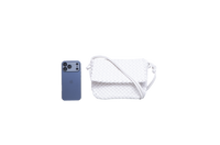 BOTTEGA COBBLE MESSENGER NAPPA INTRECCIATO WHITE
