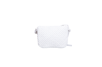 BOTTEGA COBBLE MESSENGER NAPPA INTRECCIATO WHITE