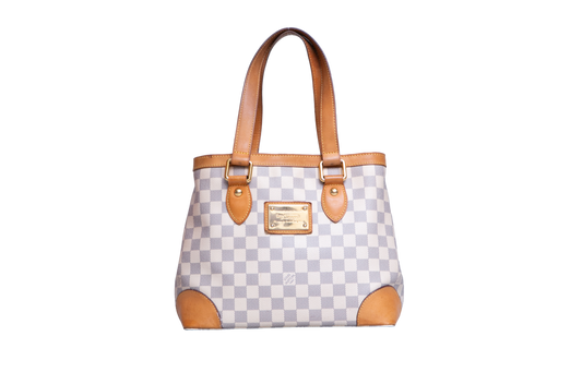 LV HAMPSTEAD PM CANVAS DAMIER AZUR