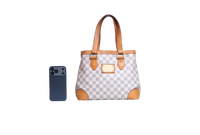 LV HAMPSTEAD PM CANVAS DAMIER AZUR