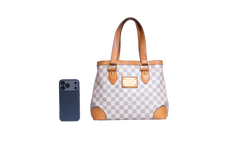 LV HAMPSTEAD PM CANVAS DAMIER AZUR