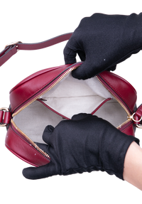 GUCCI BLONDIE SMALL CAMERA BAG WINE