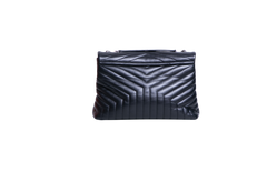 YSL LOULOU LARGE LEATHER BLACK