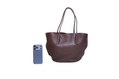 THE ROW ALGER LEATHER BROWN
