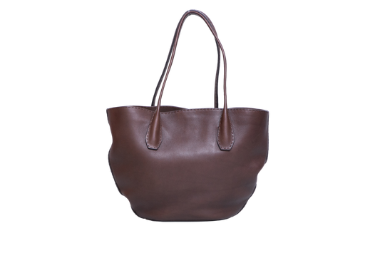 THE ROW ALGER LEATHER BROWN