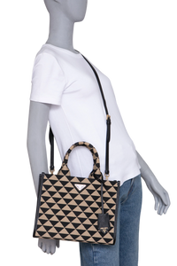 PRADA SYMBOLE TOTE JACQUARD SMALL