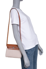 HERMÈS HERBAG ZIP RETOURNE 20 ECRU/BEIGE/FAUVE