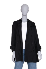 BURBERRY TRENCH COAT ESTABLISHED 1856 BLACK