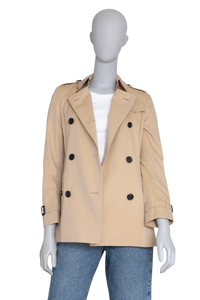 BURBERRY TRENCH COAT ESTABLISHED 1856 BEIGE