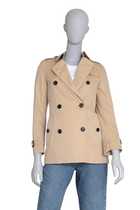 BURBERRY TRENCH COAT ESTABLISHED 1856 BEIGE