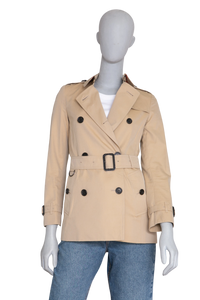 BURBERRY TRENCH COAT ESTABLISHED 1856 BEIGE
