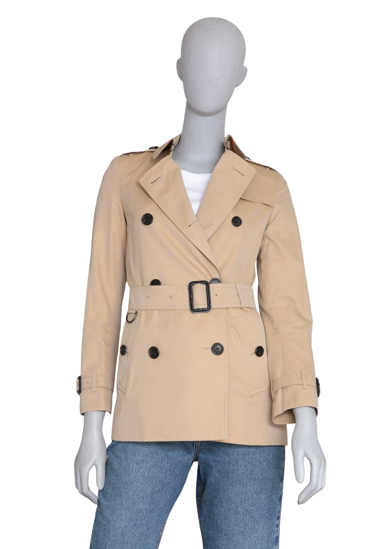 BURBERRY TRENCH COAT ESTABLISHED 1856 BEIGE