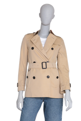 BURBERRY TRENCH COAT ESTABLISHED 1856 BEIGE