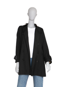 BURBERRY TRENCH COAT HERITAGE SLIM BLACK
