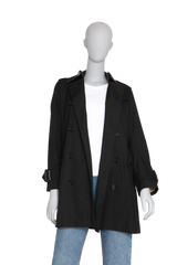 BURBERRY TRENCH COAT HERITAGE SLIM BLACK