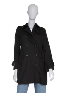BURBERRY TRENCH COAT HERITAGE SLIM BLACK