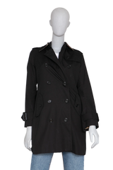 BURBERRY TRENCH COAT HERITAGE SLIM BLACK