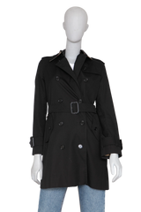 BURBERRY TRENCH COAT HERITAGE SLIM BLACK