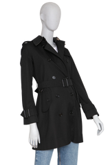 BURBERRY TRENCH COAT HERITAGE SLIM BLACK