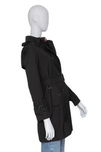 BURBERRY TRENCH COAT HERITAGE SLIM BLACK