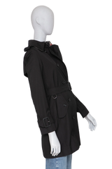 BURBERRY TRENCH COAT HERITAGE SLIM BLACK