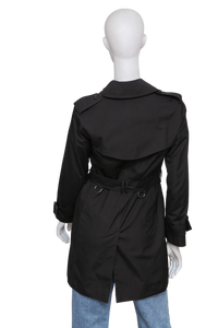 BURBERRY TRENCH COAT HERITAGE SLIM BLACK