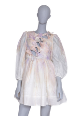 ZIMMERMANN DRESS MINI RHYTHMIC KNOT