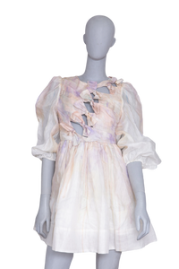 ZIMMERMANN DRESS MINI RHYTHMIC KNOT
