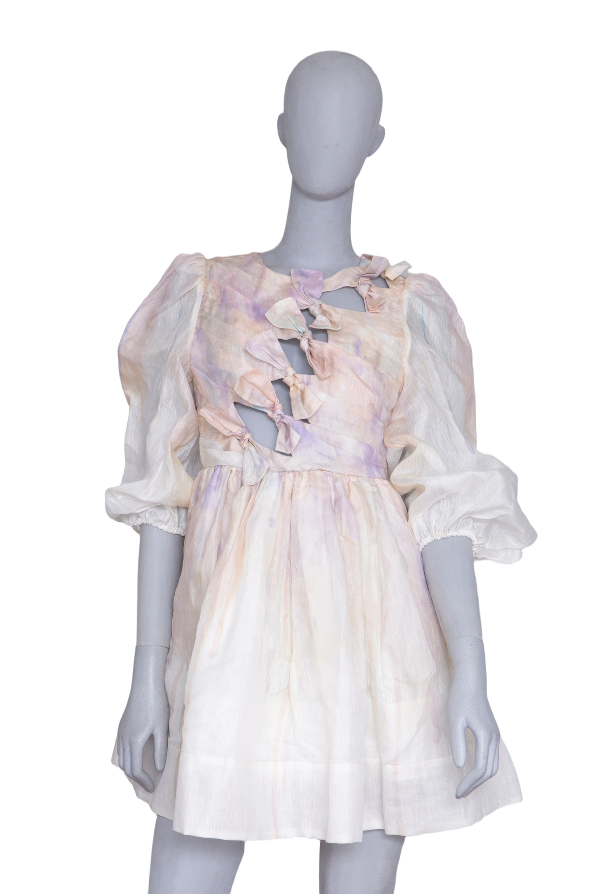 ZIMMERMANN DRESS MINI RHYTHMIC KNOT