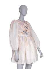 ZIMMERMANN DRESS MINI RHYTHMIC KNOT