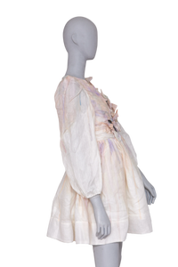 ZIMMERMANN DRESS MINI RHYTHMIC KNOT
