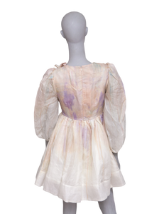 ZIMMERMANN DRESS MINI RHYTHMIC KNOT