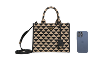 PRADA SYMBOLE TOTE JACQUARD SMALL