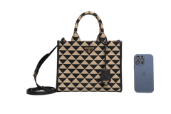 PRADA SYMBOLE TOTE JACQUARD SMALL