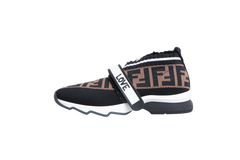 FENDI TRAINERS ROCKOKO KINIT FF ZUCCA - 34 BR