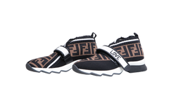 FENDI TRAINERS ROCKOKO KINIT FF ZUCCA - 34 BR