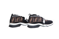 FENDI TRAINERS ROCKOKO KINIT FF ZUCCA - 34 BR