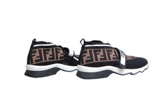 FENDI TRAINERS ROCKOKO KINIT FF ZUCCA - 34 BR
