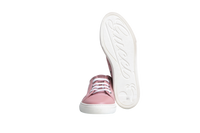GUCCI SNEAKERS GG CANVAS AND LEATHER LOW PINK - 37 BR