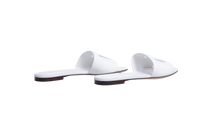 DG SANDAL FLAT CIABATTA BIANCO DG LOGO 2025 - 36 BR