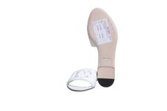 DG SANDAL FLAT CIABATTA BIANCO DG LOGO 2025 - 36 BR