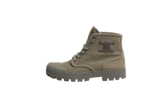 CELINE BOOTS PATAPAN CANVAS KHAKI - 36 BR