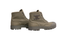 CELINE BOOTS PATAPAN CANVAS KHAKI - 36 BR