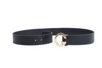 GUCCI CINTO G BUCKLE LARGE BLACK